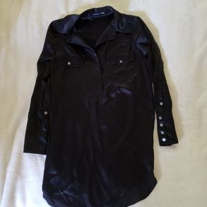 Magaschoni Silk Shirtdress